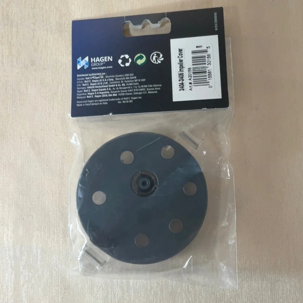 Hagen Fluval Impeller Cover 304/404 & 305/405 aquarium filter models Set of 3